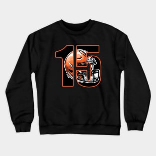 Joe Flacco helmet Crewneck Sweatshirt